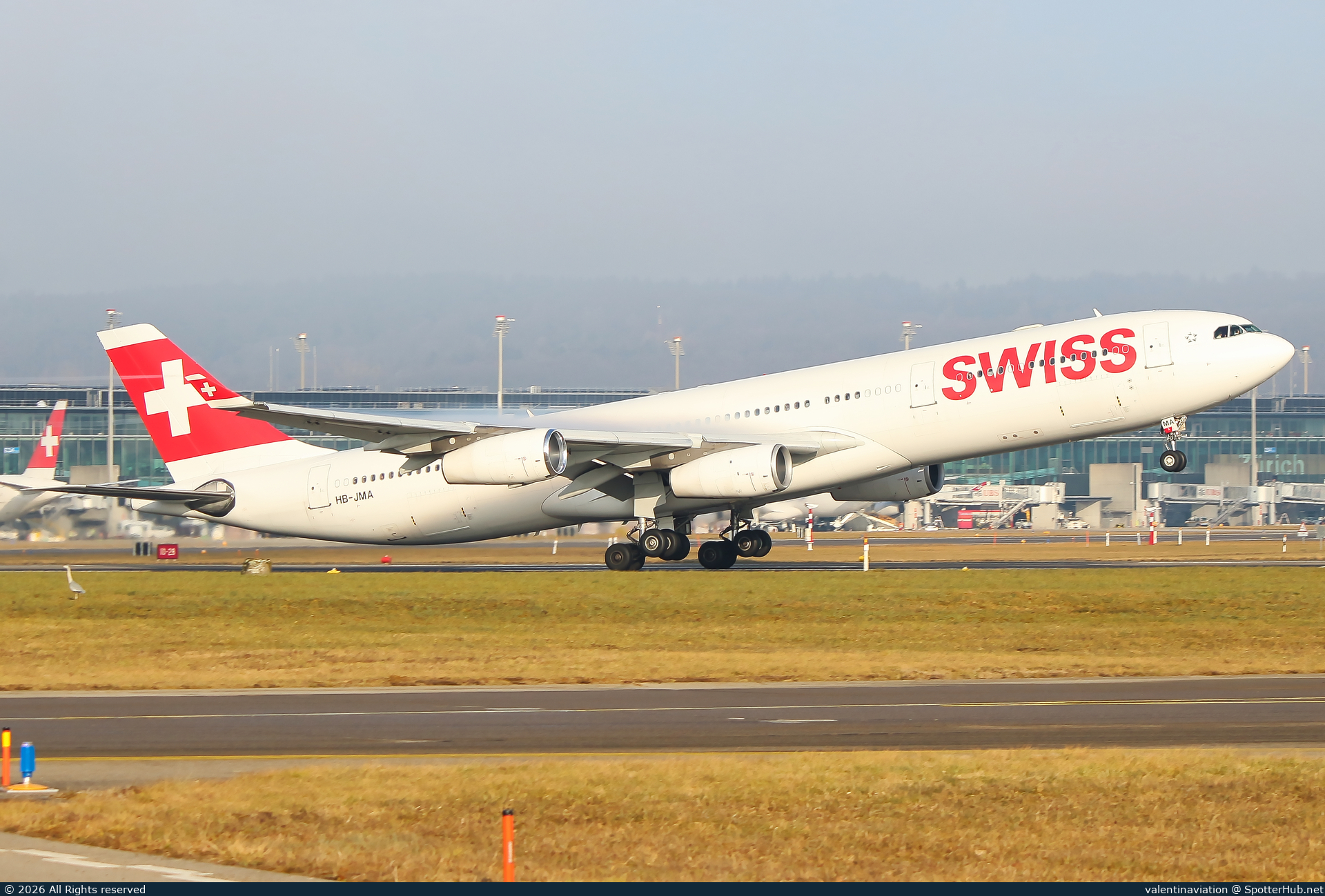 Photo of HB-JMA - Airbus A340-313 operated by Swiss International Air Lines