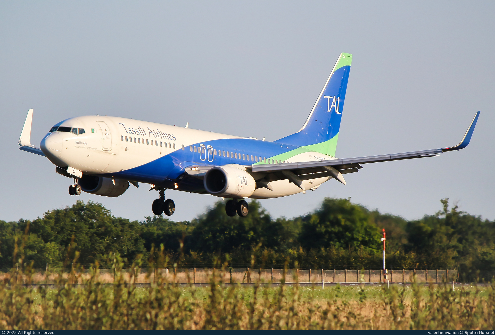 Photo of 7T-VCA - Boeing 737-8ZQ operated by Tassili Airlines