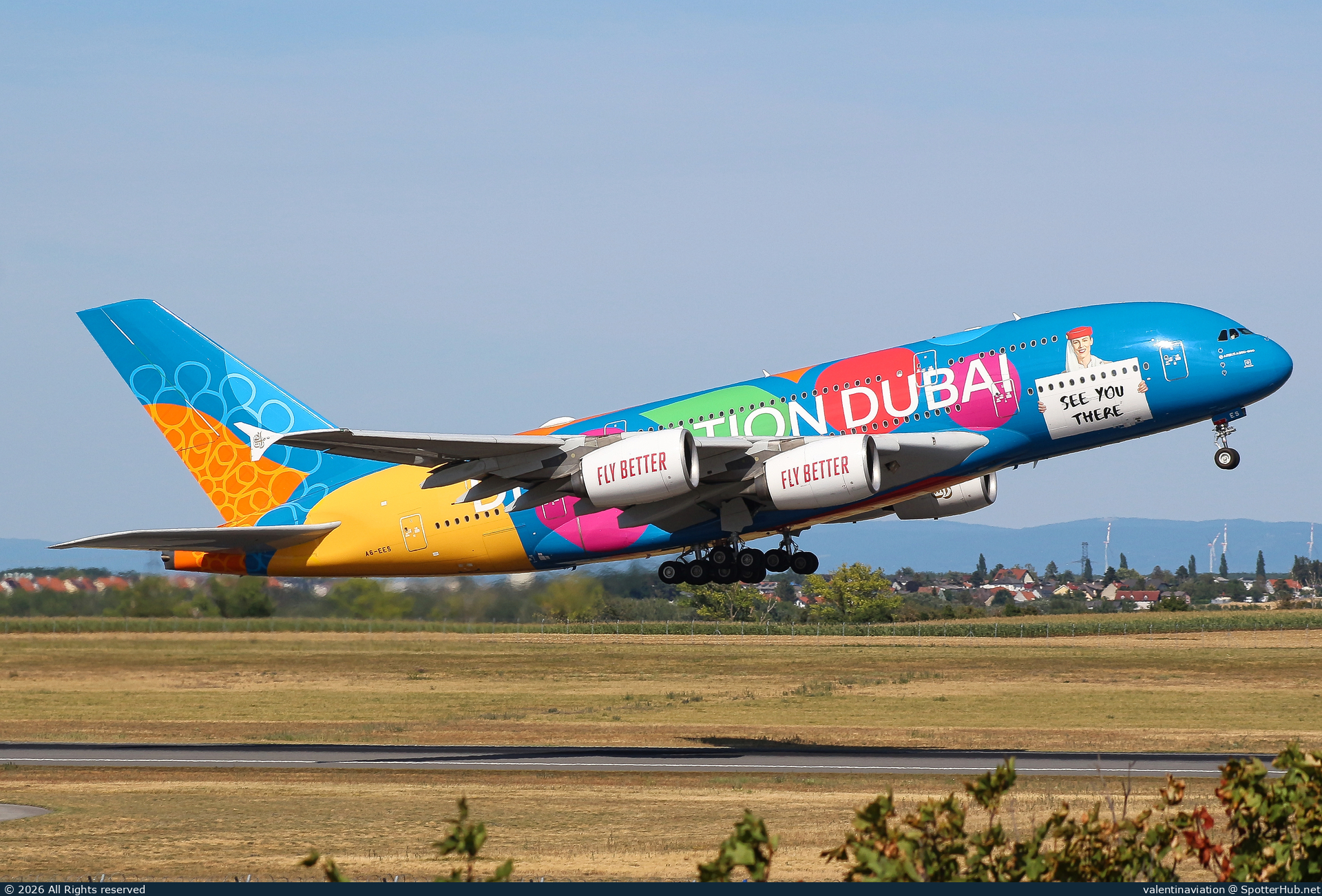 Photo of A6-EES - Airbus A380-861 operated by Emirates