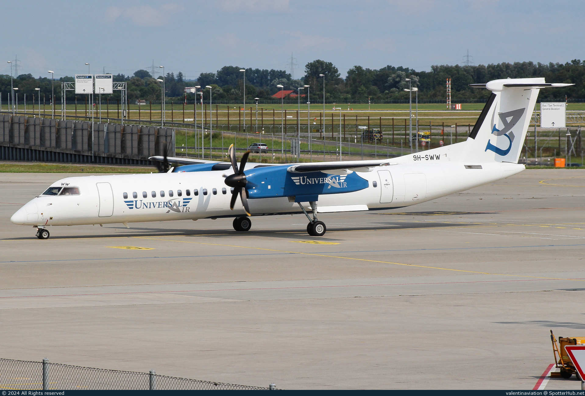 Photo of 9H-SWW - Bombardier DHC-8-402 Dash 8 Q400 operated by Universal Air