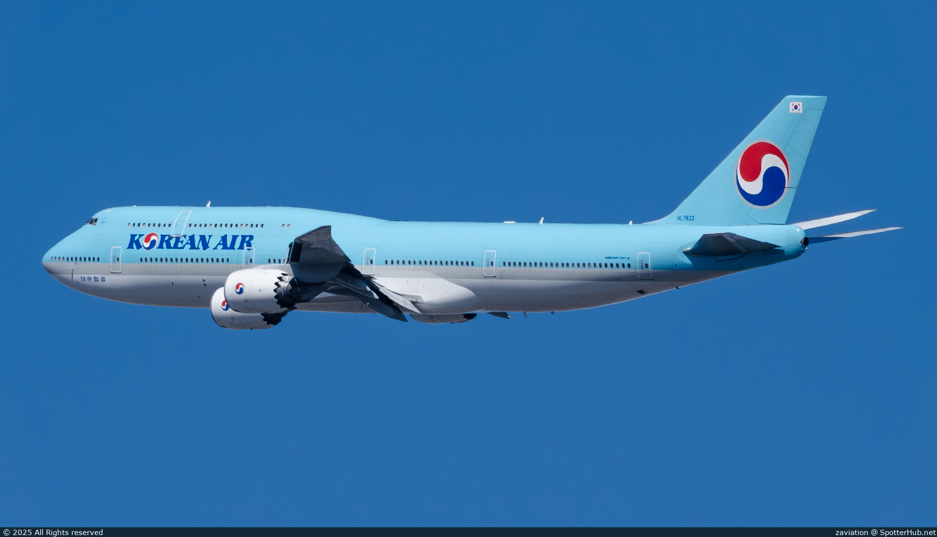 Photo of HL7633 - Boeing 747-8B5 operated by Korean Air