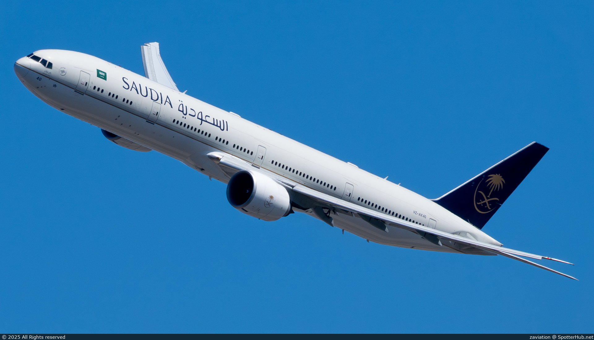 Photo of HZ-AK40 - Boeing 777-3FG(ER) operated by Saudia