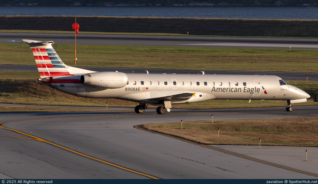 Photo of N908AE - Embraer ERJ-145LR operated by American Eagle (opb Piedmont Airlines)