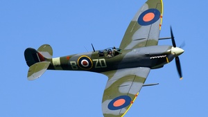 Photo of G-ASJV - Supermarine 361 Spitfire LF Mk.IXb operated by The Old Flying Machine Company