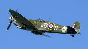 Photo of G-ASJV - Supermarine 361 Spitfire LF Mk.IXb operated by The Old Flying Machine Company