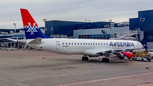 Photo of OY-GDC - Embraer ERJ-195LR operated by Air Serbia (opb Marathon Airlines)