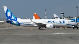 Photo of UP-B3743 - Boeing 737 MAX 8 operated by SCAT Airlines