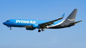 Photo of EI-AZG - Boeing 737-86Q(SF) operated by Amazon Prime Air (opb ASL Airlines Ireland)