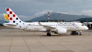 Photo of 9A-CAO - Airbus A220-100 operated by Croatia Airlines