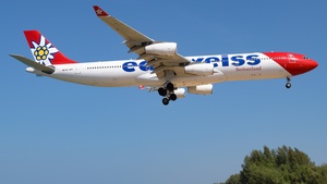 Photo of HB-JMG - Airbus A340-313 operated by Edelweiss Air