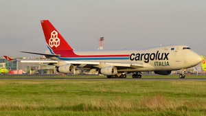 Photo of LX-YCV - Boeing 747-4R7F operated by Cargolux Italia