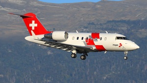 Photo of HB-JWC - Bombardier Challenger 650 operated by Rega Swiss Air-Rescue