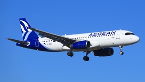 Photo of SX-DGJ - Airbus A320-232 operated by Aegean Airlines