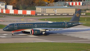 Photo of JY-RED - Embraer ERJ-190-E2 operated by Royal Jordanian Airlines