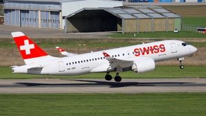 Photo of HB-JBE - Airbus A220-100 operated by Swiss International Air Lines