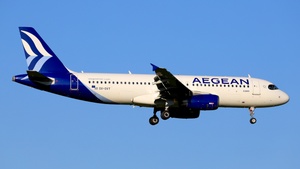 Photo of SX-DVT - Airbus A320-232 operated by Aegean Airlines