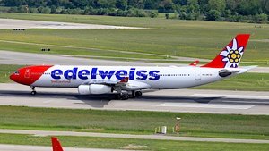 Photo of HB-JMC - Airbus A340-313 operated by Edelweiss Air
