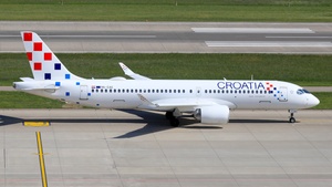 Photo of 9A-CAE - Airbus A220-300 operated by Croatia Airlines