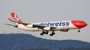 Photo of HB-JMD - Airbus A340-313 operated by Edelweiss Air