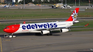 Photo of HB-JMC - Airbus A340-313 operated by Edelweiss Air