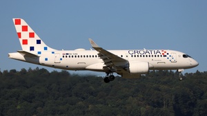 Photo of 9A-CAQ - Airbus A220-100 operated by Croatia Airlines
