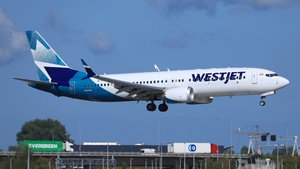 Photo of C-FIBA - Boeing 737 MAX 8 operated by WestJet Airlines