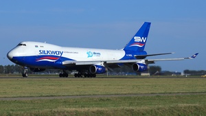 Photo of 4K-SW008 - Boeing 747-4R7F operated by Silk Way West Airlines
