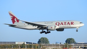 Photo of A7-BFQ - Boeing 777-F operated by Qatar Airways Cargo