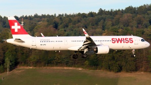 Photo of HB-JPG - Airbus A321-271NX operated by Swiss International Air Lines