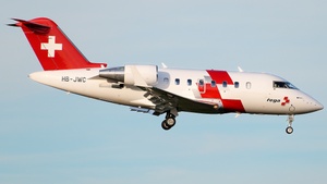 Photo of HB-JWC - Bombardier Challenger 650 operated by Rega Swiss Air-Rescue