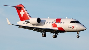 Photo of HB-JWB - Bombardier Challenger 650 operated by Rega Swiss Air-Rescue