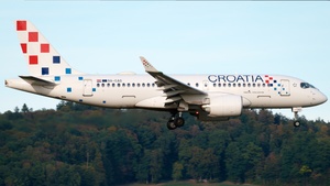 Photo of 9A-CAO - Airbus A220-100 operated by Croatia Airlines