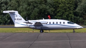 Photo of M-RSAR - Piaggio P.180 Avanti II operated by Private