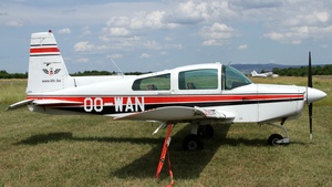 Photo of OO-WAN - Grumman American AA-5 Traveler operated by Kortrijk Flying Club