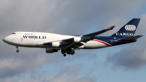 Photo of N740WA - Boeing 747-4H6(BDSF) operated by World Airways Cargo