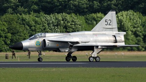 Photo of SE-DXN - Saab AJS 37 Viggen operated by Swedish Air Force Historic Flight