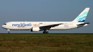 Photo of CS-TLZ - Boeing 767-375(ER)(BDSF) operated by EuroAtlantic Airways Cargo