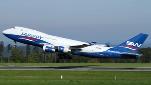 Photo of 4K-SW800 - Boeing 747-4R7F operated by Silk Way West Airlines
