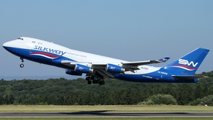 Photo of 4K-SW008 - Boeing 747-4R7F operated by Silk Way West Airlines