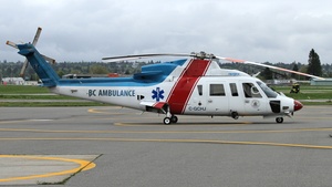 Photo of C-GCHJ - Sikorsky S-76C operated by BC Ambulance (opb Helijet International)