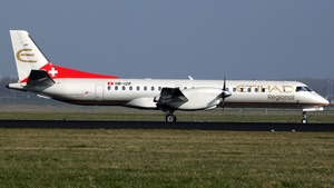 Photo of HB-IZP - Saab 2000 operated by Etihad Regional (opb Darwin Airline)