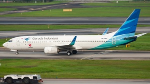 Photo of PK-GMV - Boeing 737-8U3 operated by Garuda Indonesia