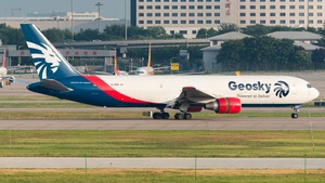 Photo of 4L-GES - Boeing 767-33A(ER)(BCF) operated by Geosky