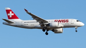 Photo of HB-JBA - Airbus A220-100 operated by Swiss International Air Lines