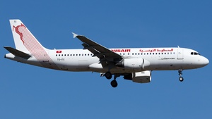 Photo of TS-ITC - Airbus A320-214 operated by Tunisair