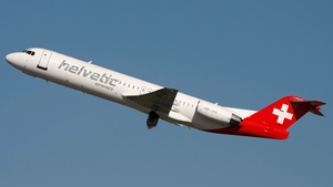 Photo of HB-JVC - Fokker 100 operated by Helvetic Airways