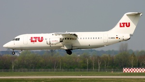 Photo of D-AWBA - British Aerospace 146-300 operated by LTU International Airways (opb WDL Aviation)