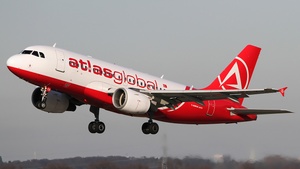 Photo of TC-ATD - Airbus A319-112 operated by AtlasGlobal