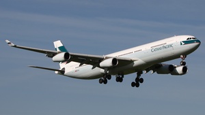 Photo of B-HXF - Airbus A340-313 operated by Cathay Pacific Airways