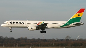 Photo of G-STRZ - Boeing 757-258 operated by Ghana International Airlines (opb Astraeus Airlines)